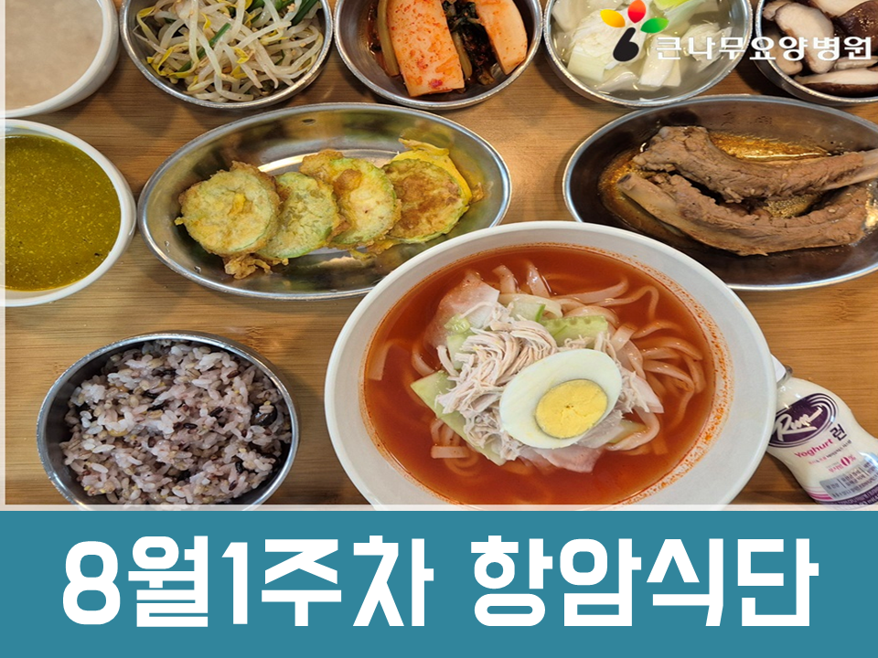 2025년 8월1주차 항암식단