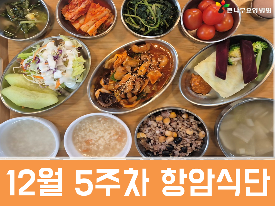 2025년 12월 5주차 항암식단