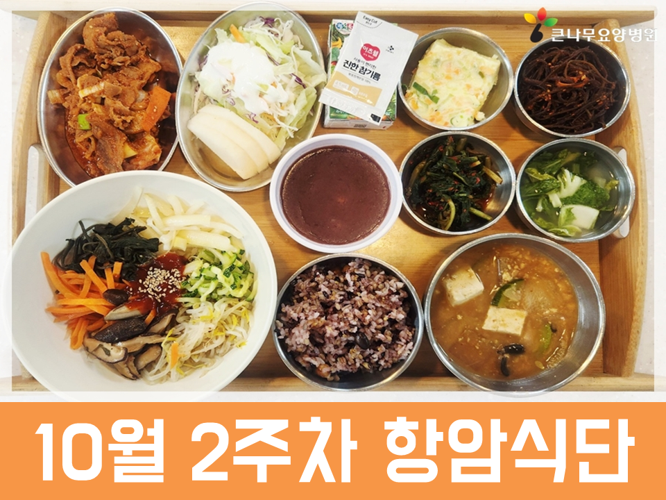 2026년 10월 2주차 항암식단