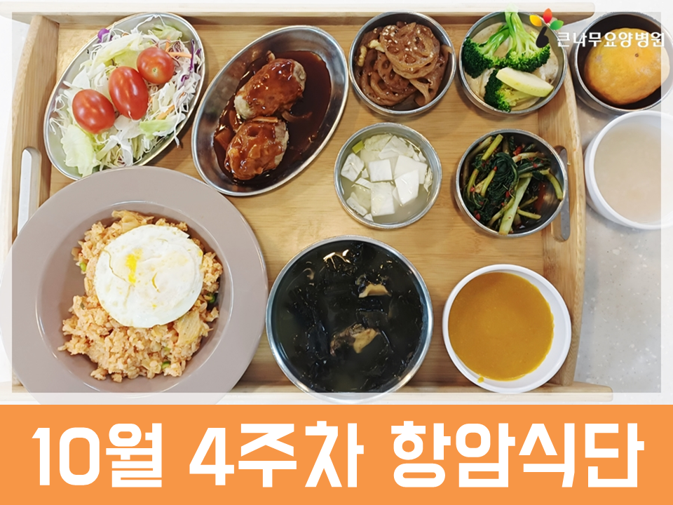 2026년 10월 4주차 항암식단