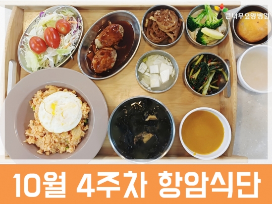 2026년 10월 4주차 항암식단